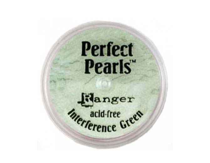 Пудра перламутровая  Perfect Pearls от Ranger (Interference Green)